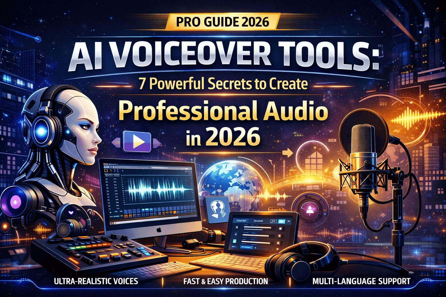AI Voiceover Tools guide 2026 - 7 powerful secrets to create professional audio with text to speech technology and voice generators
