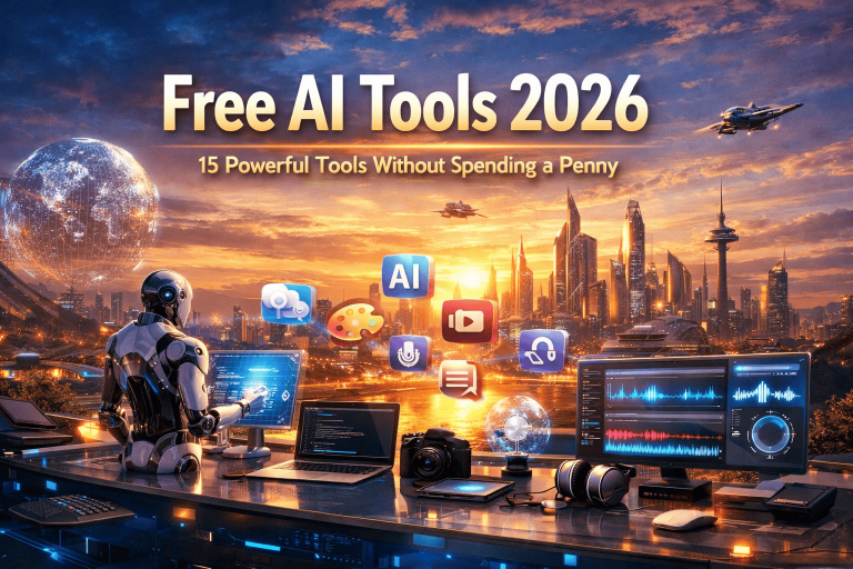Free AI Tools 2026: 15 Powerful Tools Without Spending a Penny