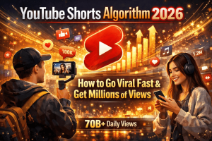 YouTube Shorts Algorithm 2026 - complete guide to go viral on YouTube Shorts, ranking factors, best practices, and how to get millions of views